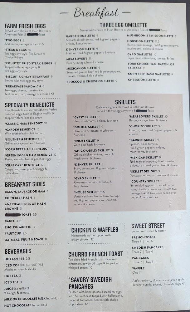 Elizabeth's Cafe Menu image 3